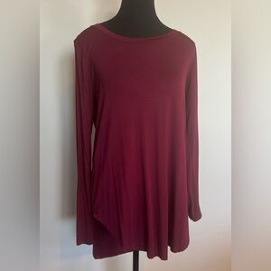 Rae Mode Women’s Long Sleeve High-Low Tunic Top